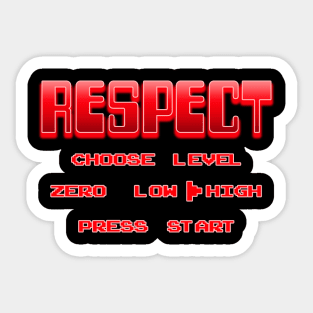 RESPECT Red Sticker